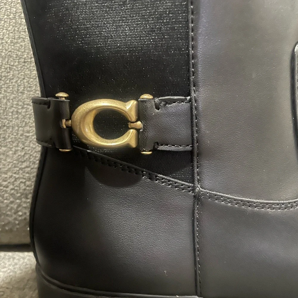 Coach Black Over the Knee Boots - Picture 8 of 14